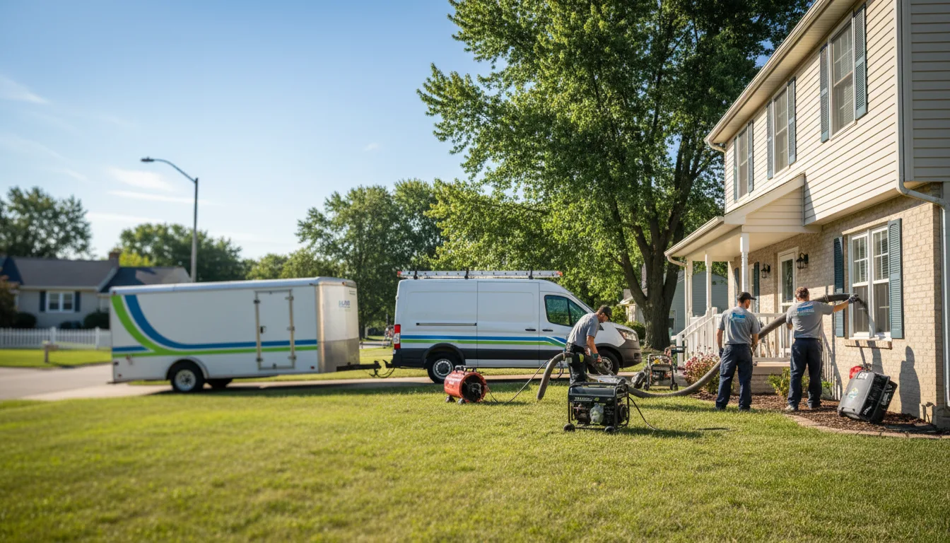 Flooded Basement Restoration And Cleanup With Repair in Oxford, MI near me